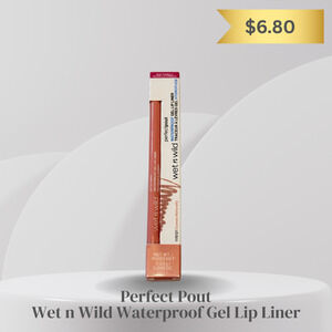 Wet n Wild Perfect Pout Gel Lip Liner, Rich Creamy Long Lasting Color